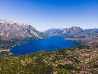 Obraz premium Lago Epuyen, Puerto patriada. Patagonia Argentina