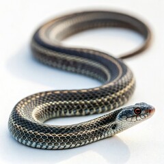 Fototapeta premium snake on a white background
