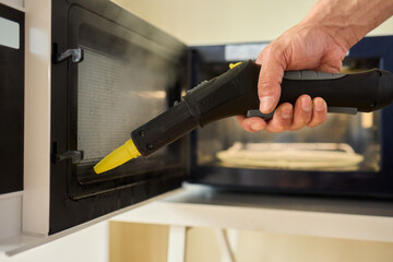 Achieve Efficient Microwave Cleaning with Innovative Steam Technology and Modern Tools, Comfortably