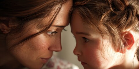 Quality Time: Loving Mother and Daughter Together