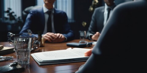 Successful Business Meeting for Contract Agreement