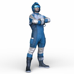 サイバーマン　3DCGレンダリング