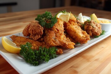 Fototapeta premium Fried catfish