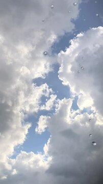 Sunny cloud and sky