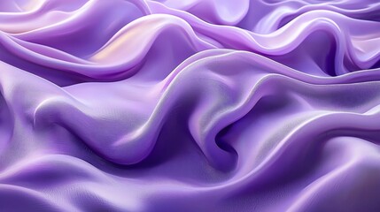 Obraz premium Lavender silk fabric waves, elegant texture background