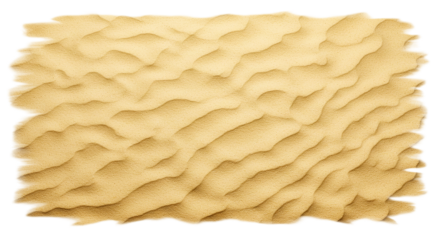 Realistic desert sand surface texture in wavy pattern isolated on white background, perfect for background visuals, natural texture overlays, survival game environments, and landscape design