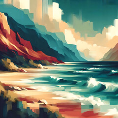 "Beyond Human Imagination: AI's Paradise Prototype"