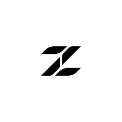 Z letter simple and minimal logo design