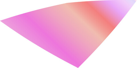 Fototapeta premium Vibrant Spiked Gradient Elements in Pink, Bubblegum and Peachy Orange Hues – Abstract Modern Shapes for Bold Creative Design
