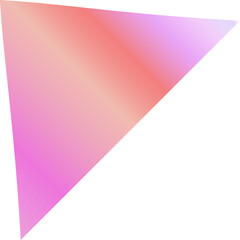 Obraz premium Vibrant Spiked Gradient Elements in Pink, Bubblegum and Peachy Orange Hues – Abstract Modern Shapes for Bold Creative Design