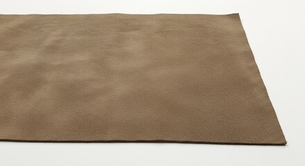 close up of suede texture with dust and fading marks, isolated on white background