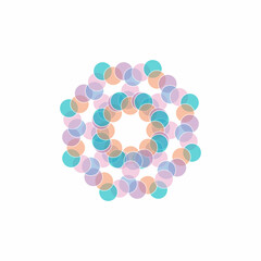 Abstract floral geometric seamless pattern mandala background wallpaper