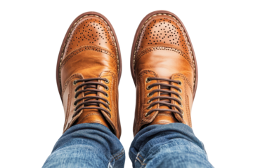 Colorful collection of casual sneakers with laces on transparent background showing blue and yellow designs that enhance style and comfort for everyday wear