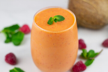 Refreshing and Delicious Mango Berries Smoothie