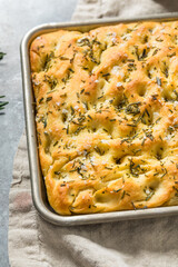 Rosemary and Sea Salt Focaccia Bread