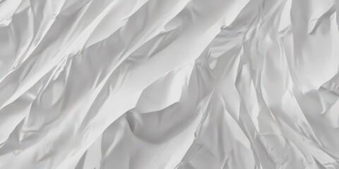 Obraz premium Sharp folds, intense white paper texture, abstract wrinkles , design element, messy
