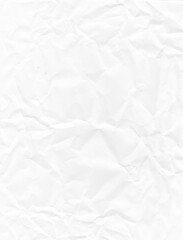 crumpled white paper texture background