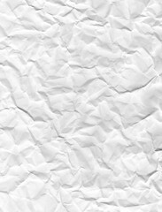 crumpled white paper texture background