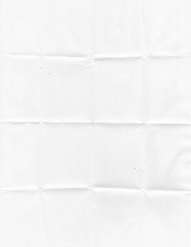 crumpled white paper texture background