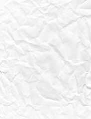 crumpled white paper texture background