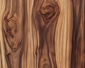Naklejka premium Warm Walnut Woodgrain Pattern Featuring Natural Organic Veins for Premium Flooring and Interior Design Inspiration