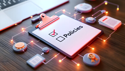 3d policies digital document file