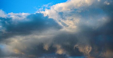 blue sky with clouds