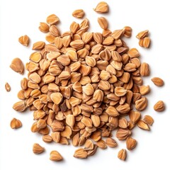 Dried Seeds: A Culinary Delight on white background
