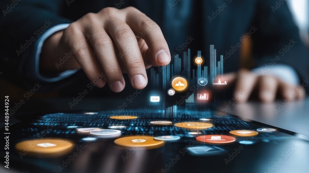 Poster digital business analytics: data visualization and interaction