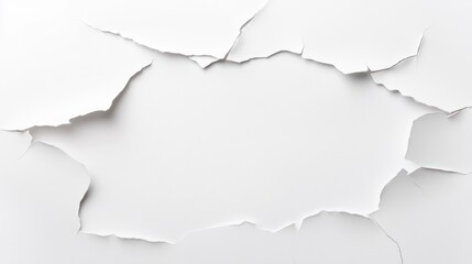 Naklejka premium Abstract White Cracked Texture: A Broken Surface Background