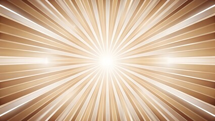 Symmetrical White Rays on Neutral Background