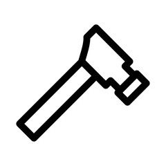 Outline icon of labor tools in variety job