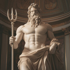 Obraz premium statue of the virgin mary in florence