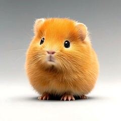 Cute orange guinea pig
