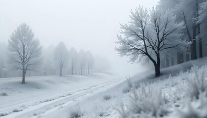 Obraz premium Winter Wonderland Landscape