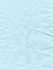 Obraz premium folded blue crumpled paper texture background