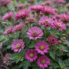 Fototapeta premium Garden and medicinal flower Sedum