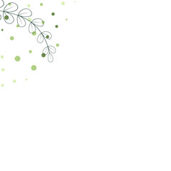 Minimalist Leaves Dotted