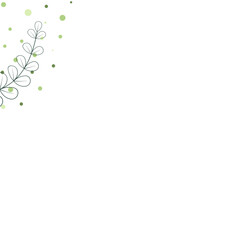 Minimalist Leaves Dotted