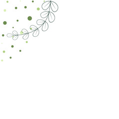 Minimalist Leaves Dotted