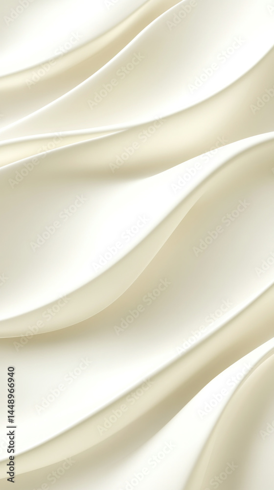 Poster the image is a white background with a wave pattern. the wave pattern is made up of many small lines