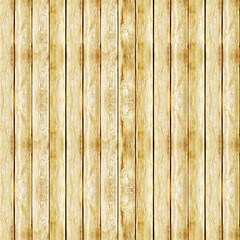 Fototapeta premium Light warm wooden planks with vertical boards and softly distressed texture. Bright natural background ideal for minimalist design, product mockups, packaging, interiors, and clean rustic layouts.