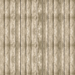Fototapeta premium Uniform vertical wooden planks in light beige tones with subtle weathering and natural grain. Clean rustic background ideal for patterns, mockups, architecture, packaging, and neutral design layouts.