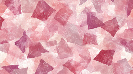 Fototapeta premium A pink and white background with a lot of pink and white shapes. The shapes are all different sizes and are scattered throughout the background. Scene is playful and whimsical