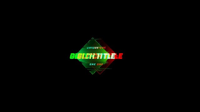 Modern Glitch Title 01