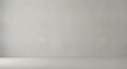 Minimalist Gray Concrete Wall Background Texture with Light and Shadow