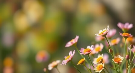 pink flowers in the garden
