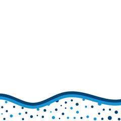 Dotted Footer Shape Minimalist