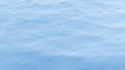 水面の3DCGイラスト。曇りの日の昼間の海や川の4K背景素材