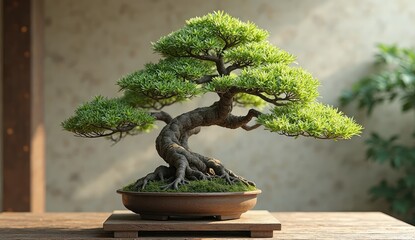 bonsai tree in pot